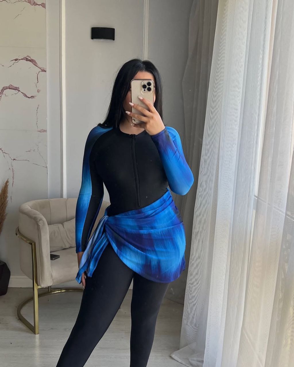 Burkini Bleu