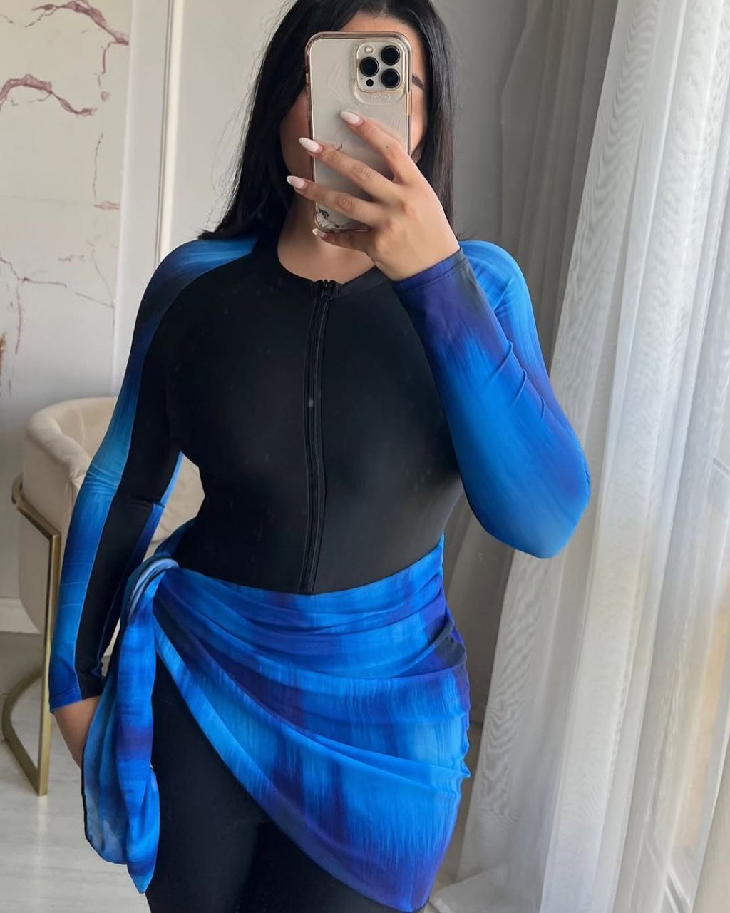 Burkini Bleu