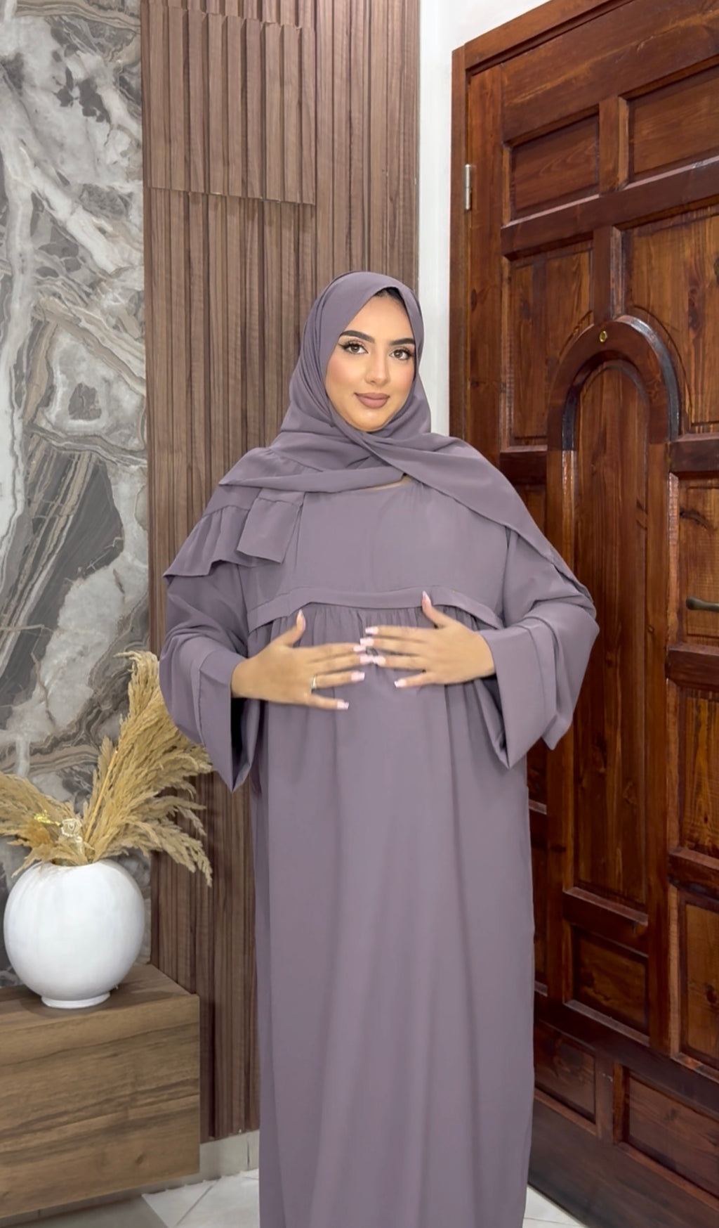 Abaya Noor avec foulard