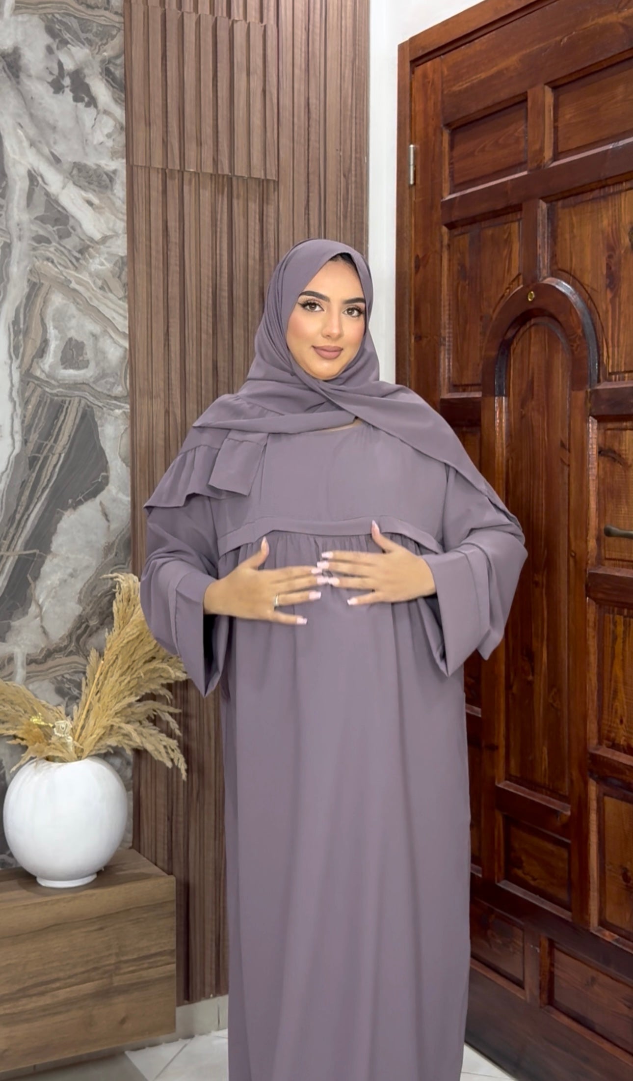 Abaya Noor avec foulard